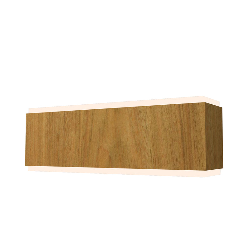 Accord Lighting 407.09 Two Light Wall Lamp, Louro Freijo