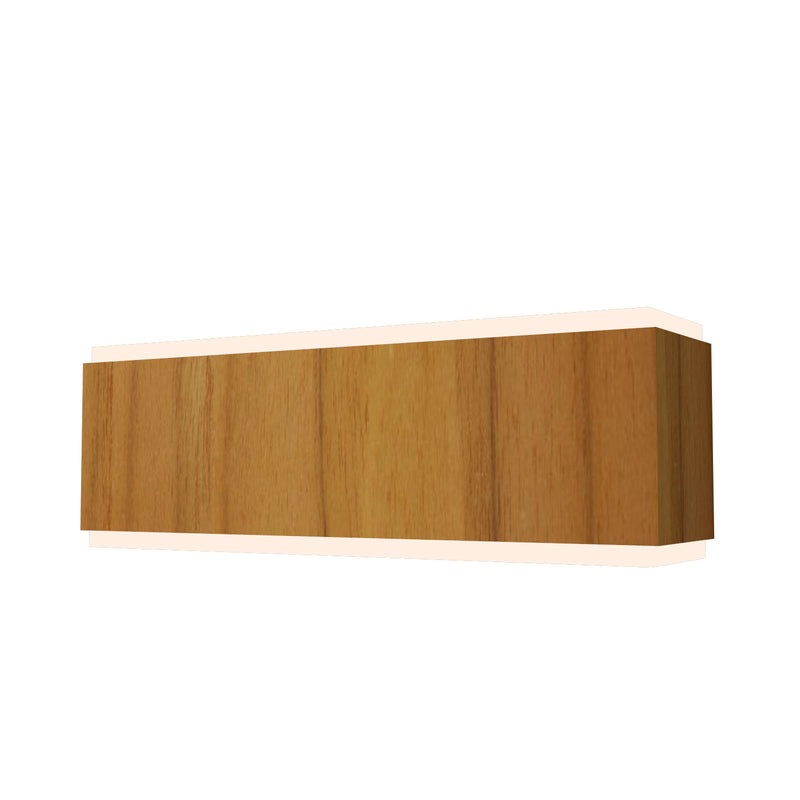 Accord Lighting 407.12 Two Light Wall Lamp, Teak