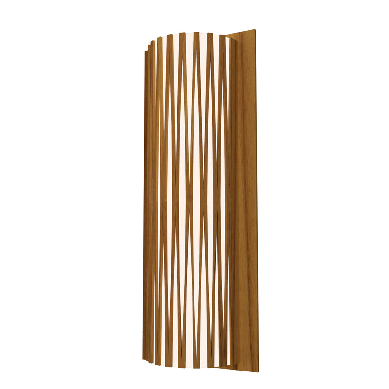 Accord Lighting 4071.12 Two Light Wall Lamp, Teak