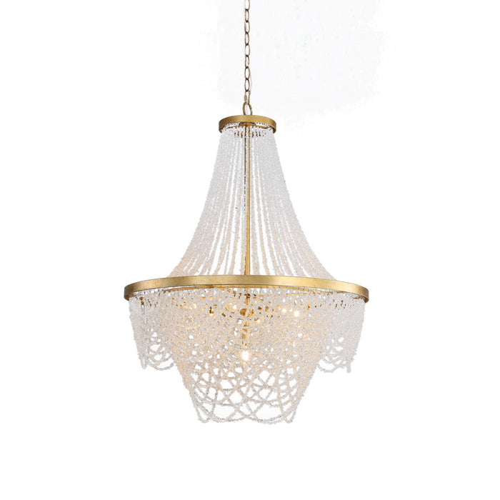 Terracotta Designs H22103-7LC Seven Light Chandelier, Gold