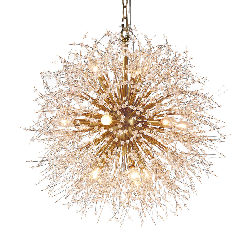 Terracotta Designs H22105G-12 12 Light Chandelier, Gold