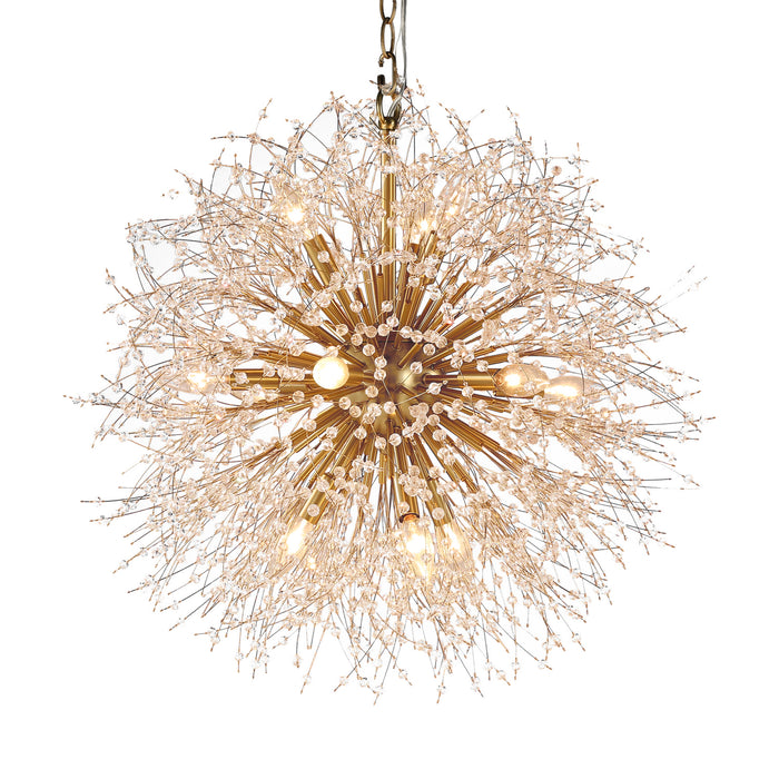 Terracotta Designs H22105G-12 12 Light Chandelier, Gold