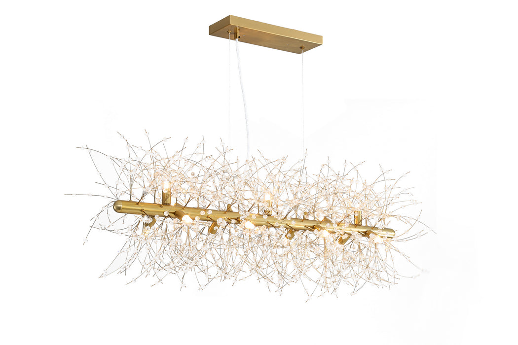 Terracotta Designs H22105L-13 13 Light Chandelier, Gold