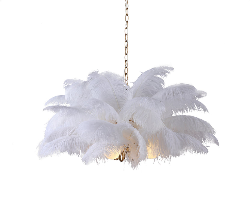 Terracotta Designs H22108-5W Five Light Chandelier, Gild Gold Leaf