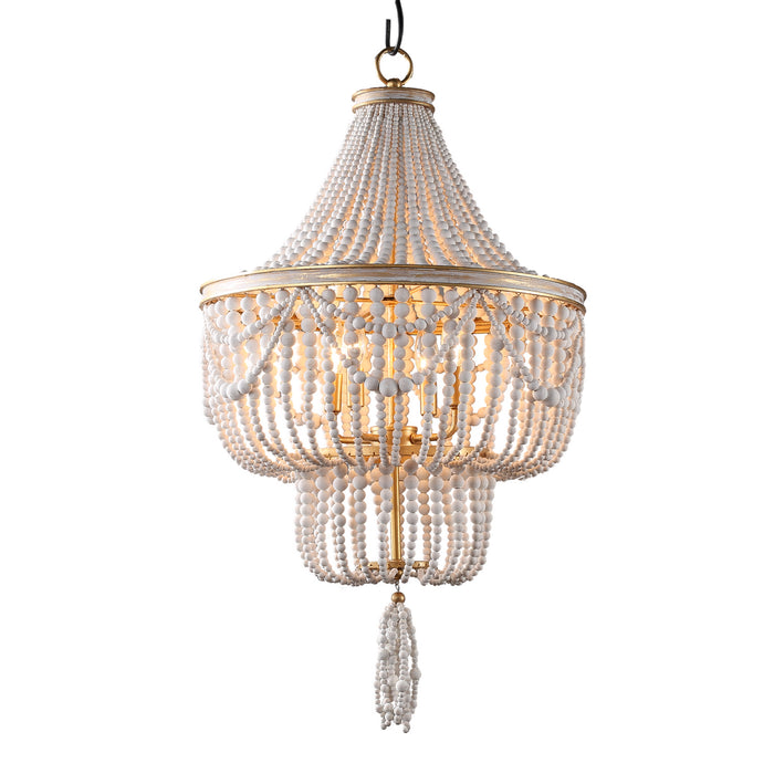 Terracotta Designs H9116-4W Four Light Chandelier, Antique Gold