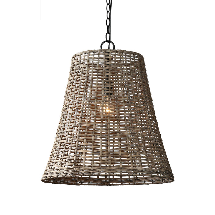 Terracotta Designs P22115-1 One Light Pendant, Matte Black