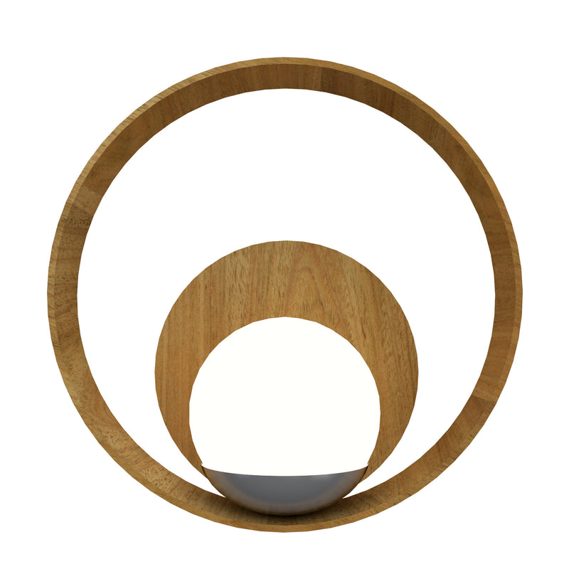 Accord Lighting 415.09 One Light Wall Lamp, Louro Freijo