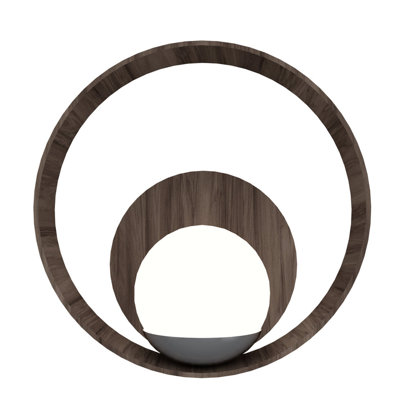 Accord Lighting 415.18 One Light Wall Lamp, American Walnut