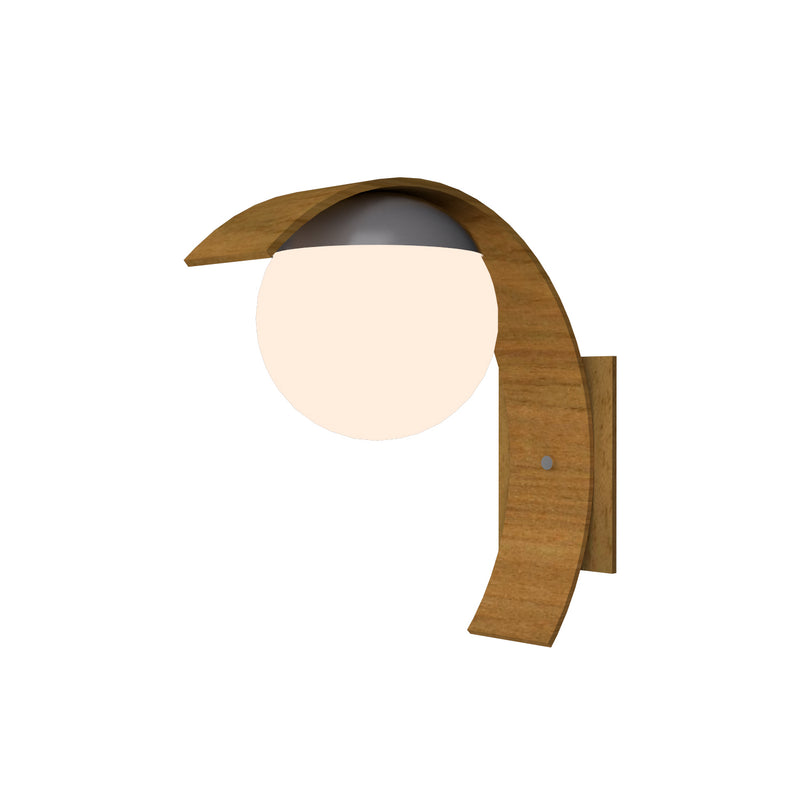 Accord Lighting 416.09 One Light Wall Lamp, Louro Freijo