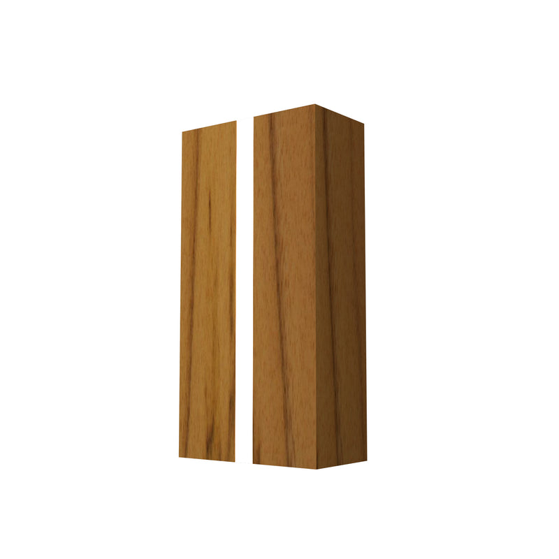 Accord Lighting 419.12 Two Light Wall Lamp, Teak