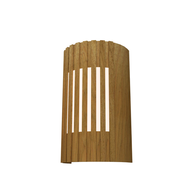 Accord Lighting 420.09 Two Light Wall Lamp, Louro Freijo