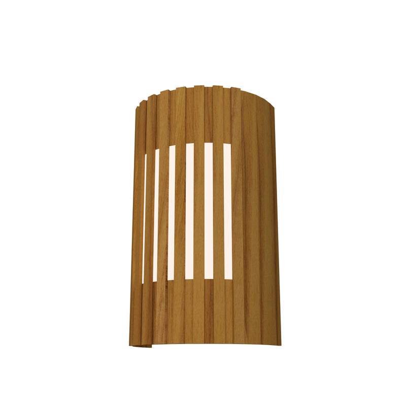 Accord Lighting 420.12 Two Light Wall Lamp, Teak