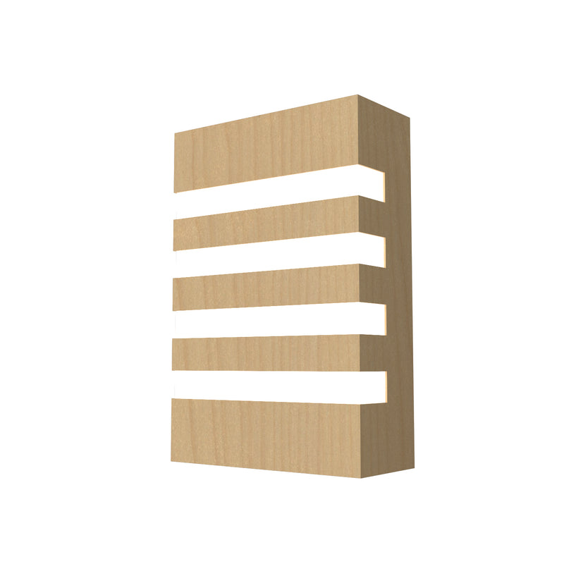 Accord Lighting 433.34 Two Light Wall Lamp, Maple