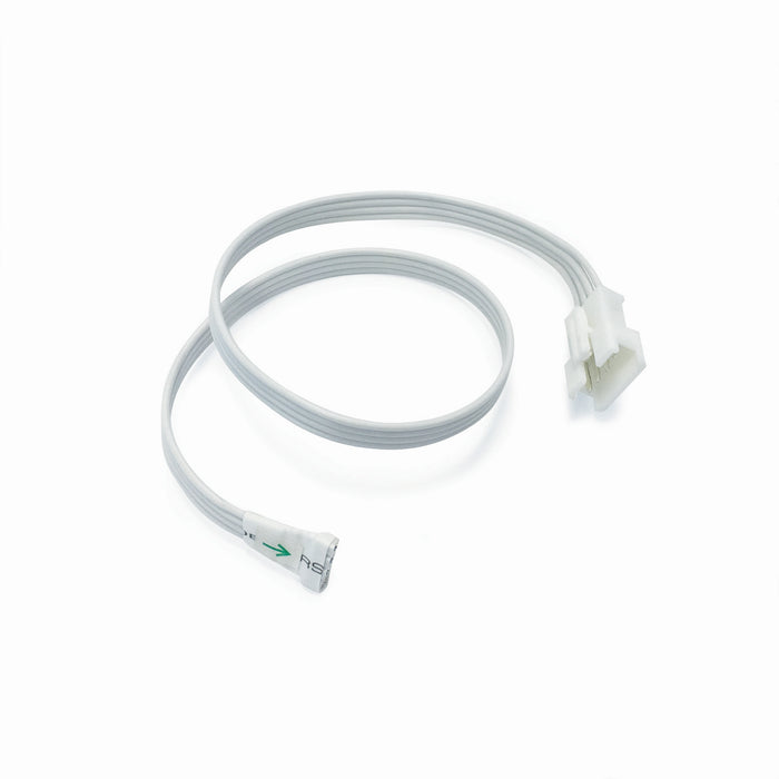 Nora Lighting NARGB-710W 12" Pwr Line Interc Cable, White