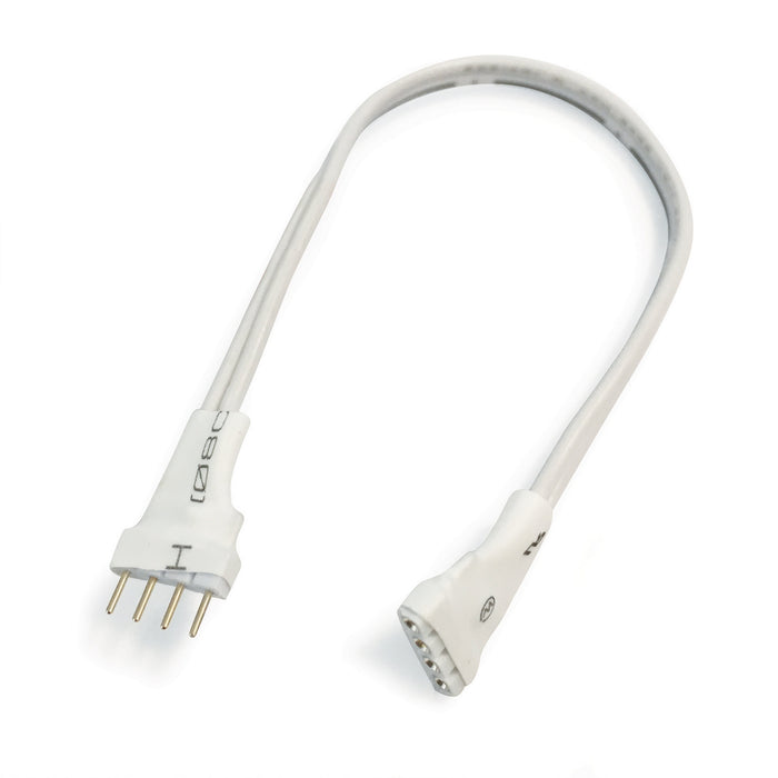 Nora Lighting NARGB-718W 18" Interconnect Cable, White