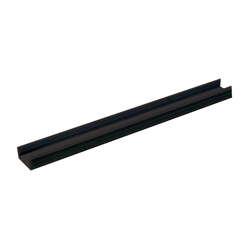 Nora Lighting NATL-420B 4' Plastic Channel ,Std Tap, Black