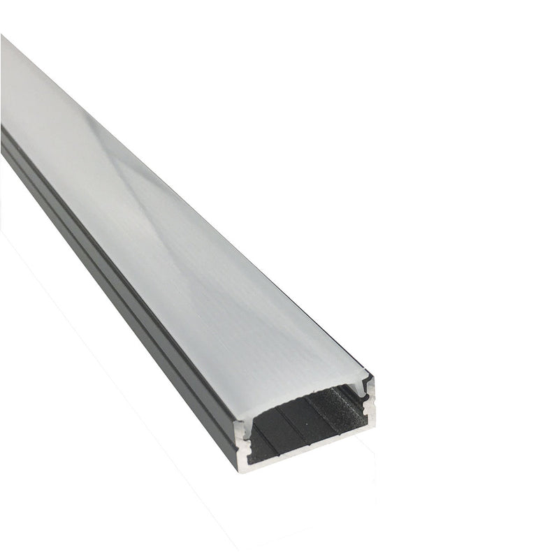 Nora Lighting NATL-C24B 4-ft Shallow Channel, Black