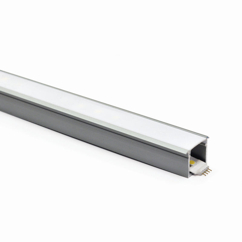 Nora Lighting NATL-C25A 4-ft Deep Channel with Wings, Aluminum