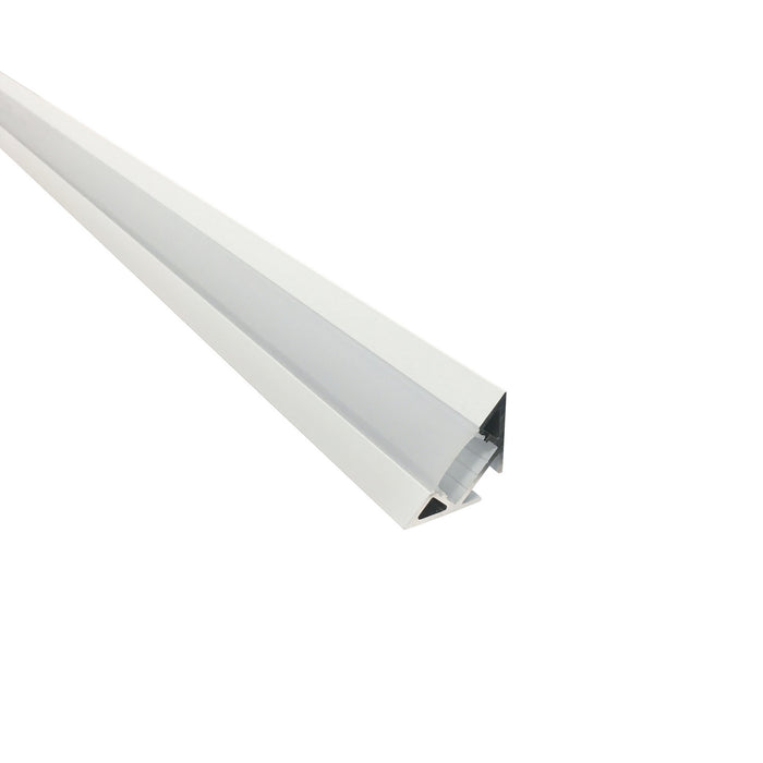 Nora Lighting NATL-C28W 4-ft Corner Channel, White
