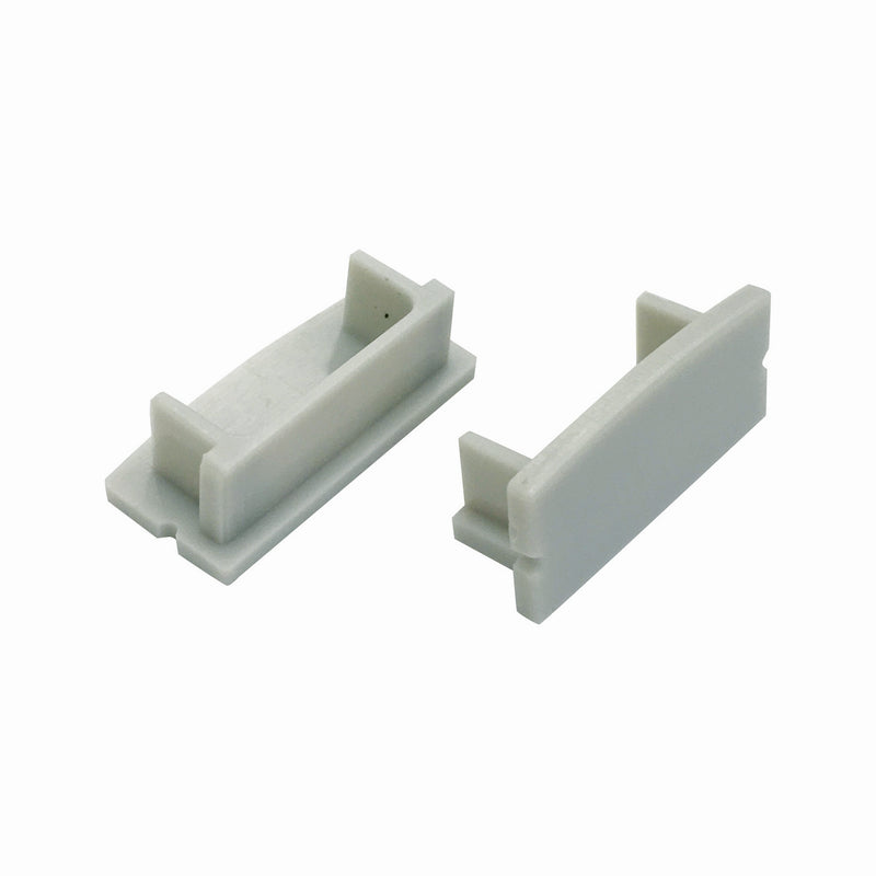 Nora Lighting NATL-CEC1 Al Channel End Cap With Wing,