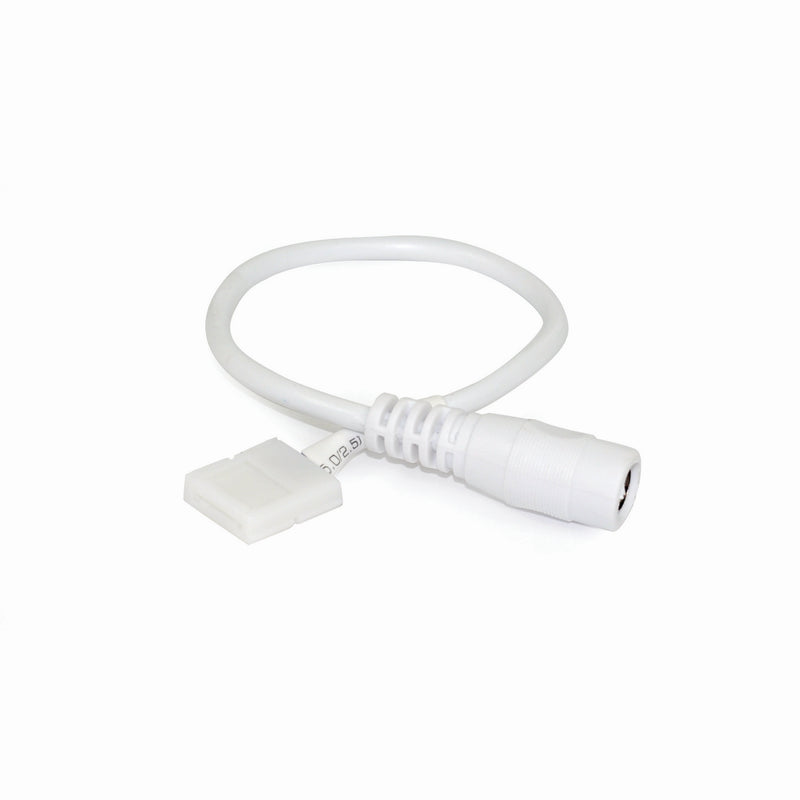 Nora Lighting NATLCFC-209/12A New Flip Type Dc Plug Connecto, White