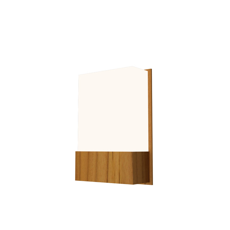 Accord Lighting 444.12 One Light Wall Lamp, Teak