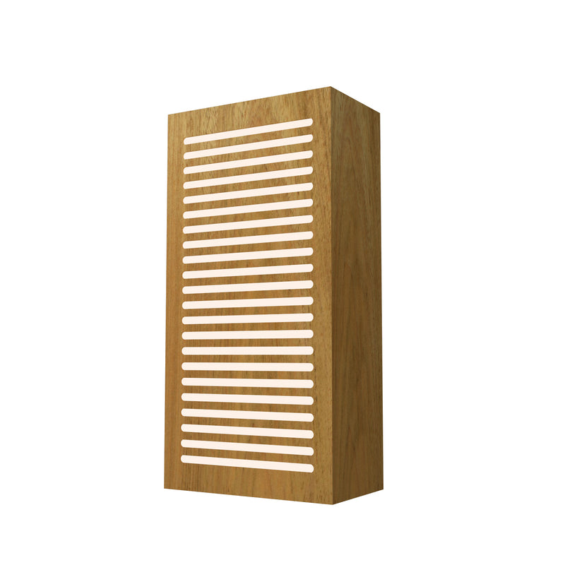 Accord Lighting 580.09 Two Light Wall Lamp, Louro Freijo