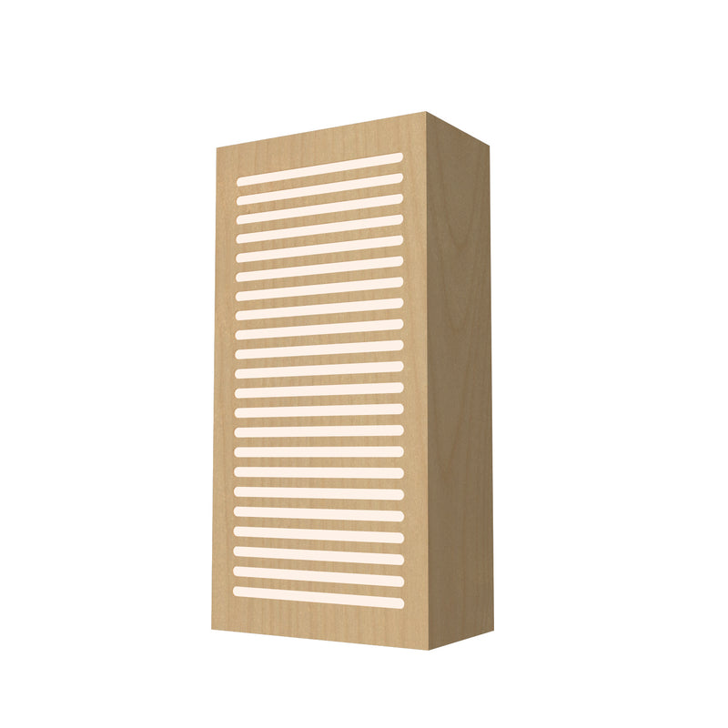 Accord Lighting 580.34 Two Light Wall Lamp, Maple