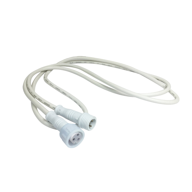 Nora Lighting NEFLINTW-EW-4 Quick Connect Linkable Extension Cable, White