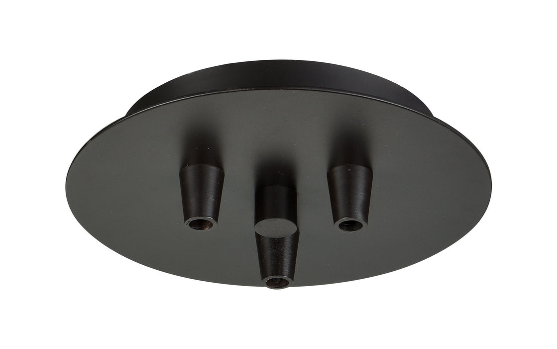Innovations 103-OB Three Light Multi Port Canopy, Oil Rubbed Bronze