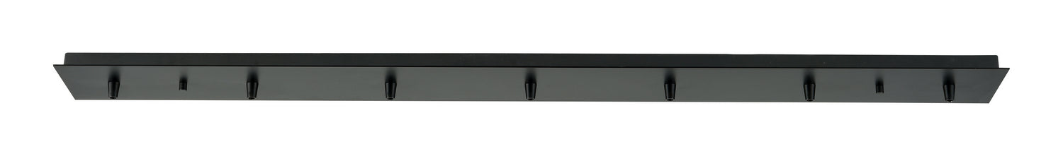 Innovations 127-BK Seven Light Multi Port Canopy, Matte Black