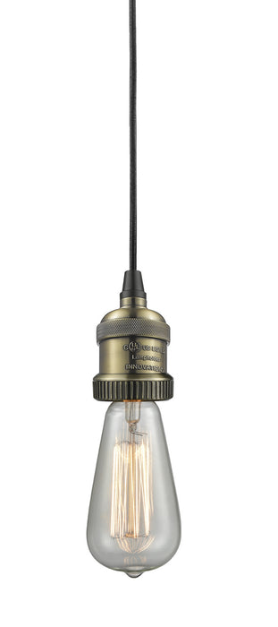 Innovations 199-BAB One Light Cord Set, Black Antique Brass