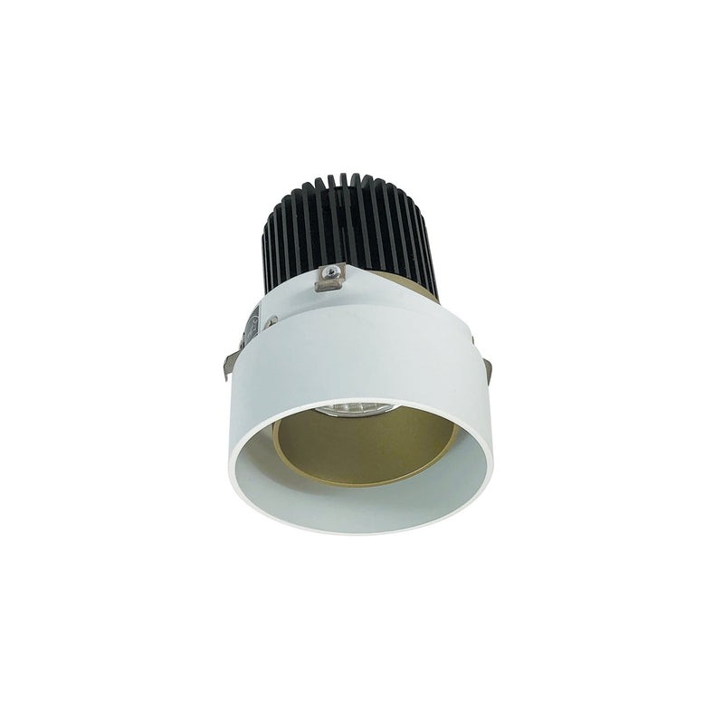 Nora Lighting NIO-2RTLA40XCHMPW/10 Adjustable Trim, Champagne Haze Adjustable / Matte Powder White Reflector