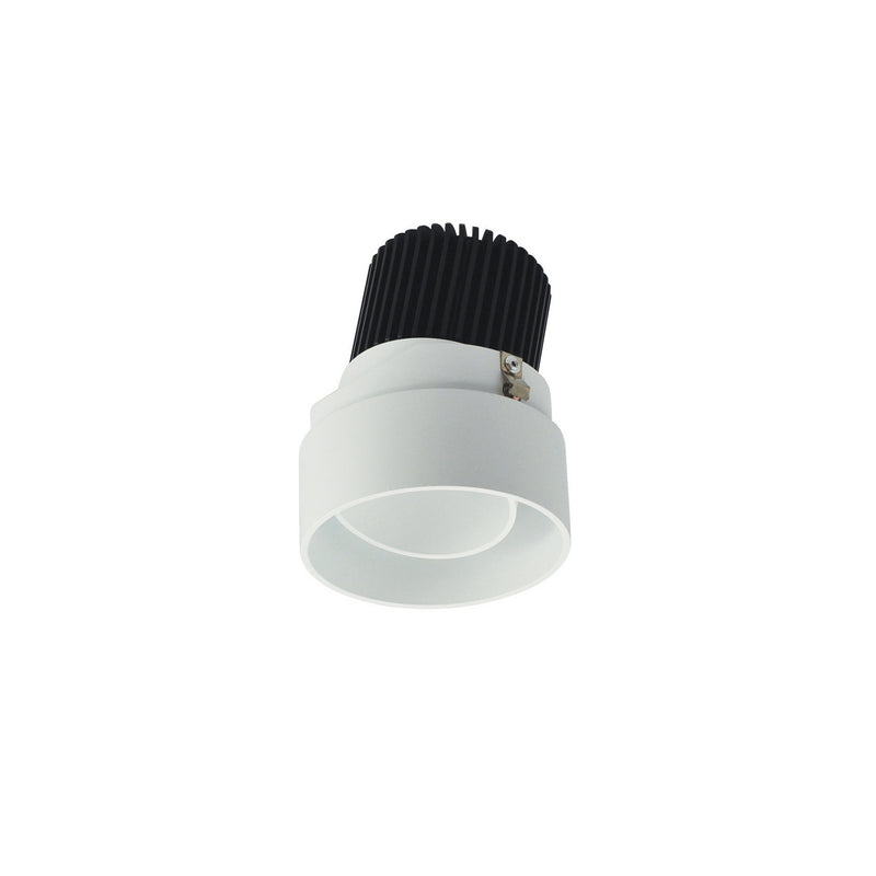 Nora Lighting NIO-2RTLACDXMPW 2" Round Trimless Adjustable, Matte Powder White Adjustable / Matte Powder White Reflector