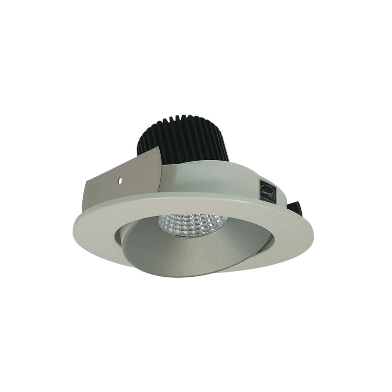 Nora Lighting NIO-4RC50XHW 4" Adj. Round Cone Regressed, Haze Reflector / White Flange