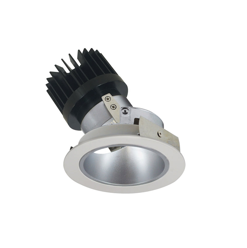 Nora Lighting NIO-4RD30XHW/HL Reflector Adjustable Trim, Haze Reflector / White Flange