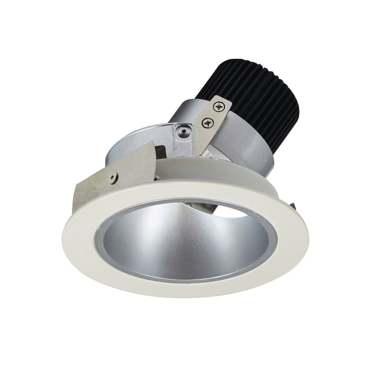 Nora Lighting NIO-4RD50XHW 4" Adj. Round Deep Regress, Haze Reflector / White Flange
