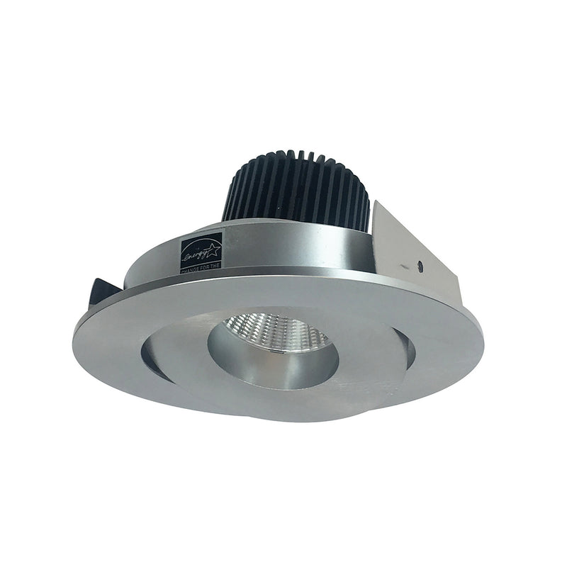 Nora Lighting NIO-4RGCDXNN 4" Adj. Round Surface Gimbal, Natural Metal