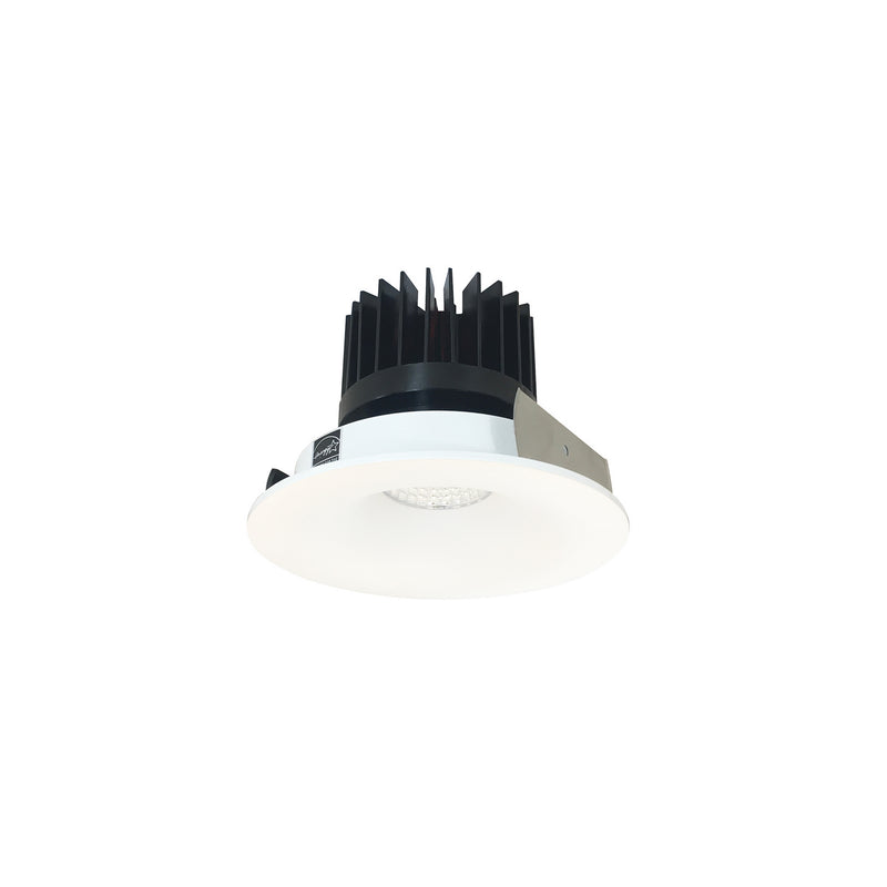 Nora Lighting NIO-4RNB30XMPW/HL Bullnose Non-Adjustable Trim, Matte Powder White