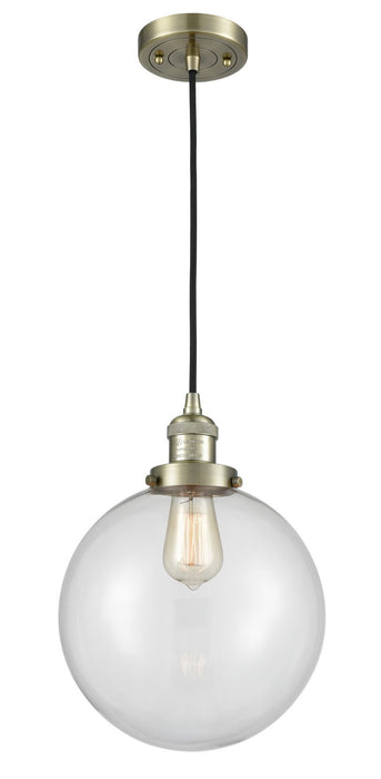 Innovations 201C-AB-G202-10-LED LED Mini Pendant, Antique Brass