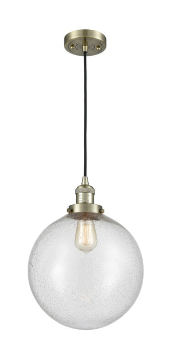 Innovations 201C-AB-G204-12-LED LED Mini Pendant, Antique Brass