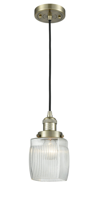 Innovations 201C-AB-G302-LED LED Mini Pendant, Antique Brass