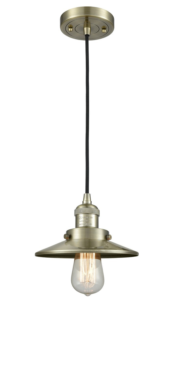 Innovations 201C-AB-M4-LED LED Mini Pendant, Antique Brass