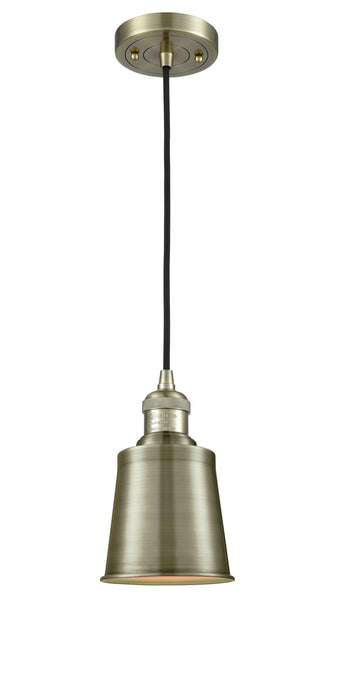 Innovations 201C-AB-M9-AB One Light Mini Pendant, Antique Brass