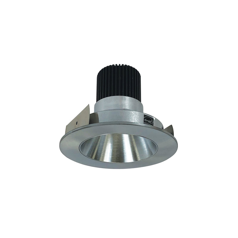 Nora Lighting NIO-4RNDCCDXNN 4" Rnd Deep Cone Regressed, Natural Metal Reflector / Natural Metal Flange