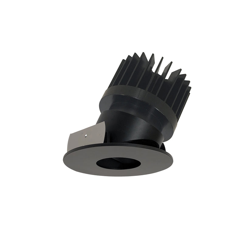Nora Lighting NIO-4RPHA50XBB/HL Pinhole Adjustable Trim, Black Pinhole / Black Flange