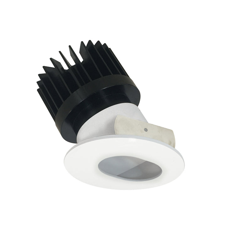 Nora Lighting NIO-4RSL40XMPW/HL Adjustable Trim, Matte Powder White Slot Aperture / Matte Powder White Flange