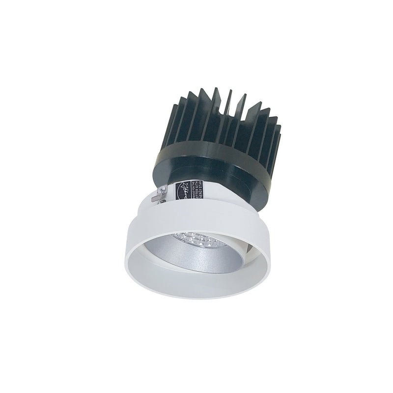 Nora Lighting NIO-4RTLA27XHZMPW/HL Adjustable Trim, Haze Adjustable / Matte Powder White Reflector