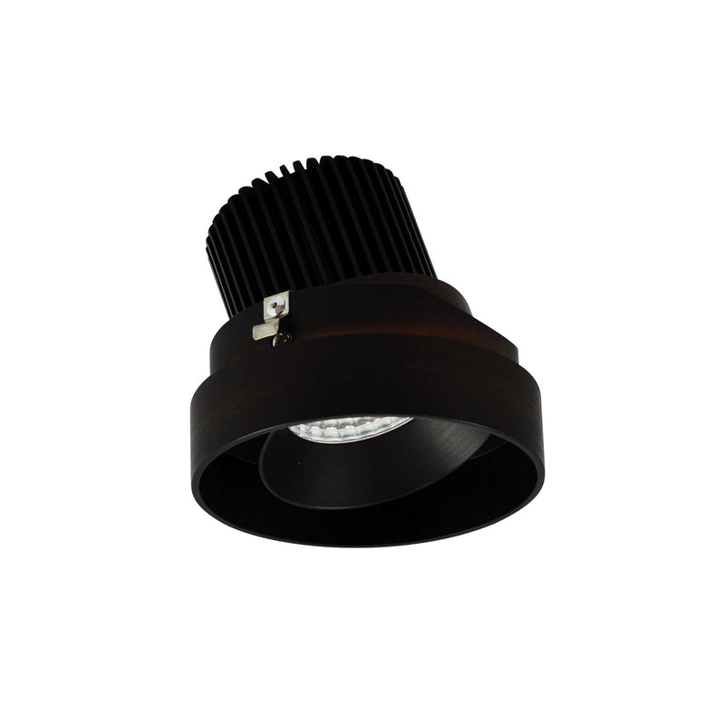 Nora Lighting NIO-4RTLA50XBZ 4" Round Trimless Adj, Bronze Adjustable / Bronze Reflector