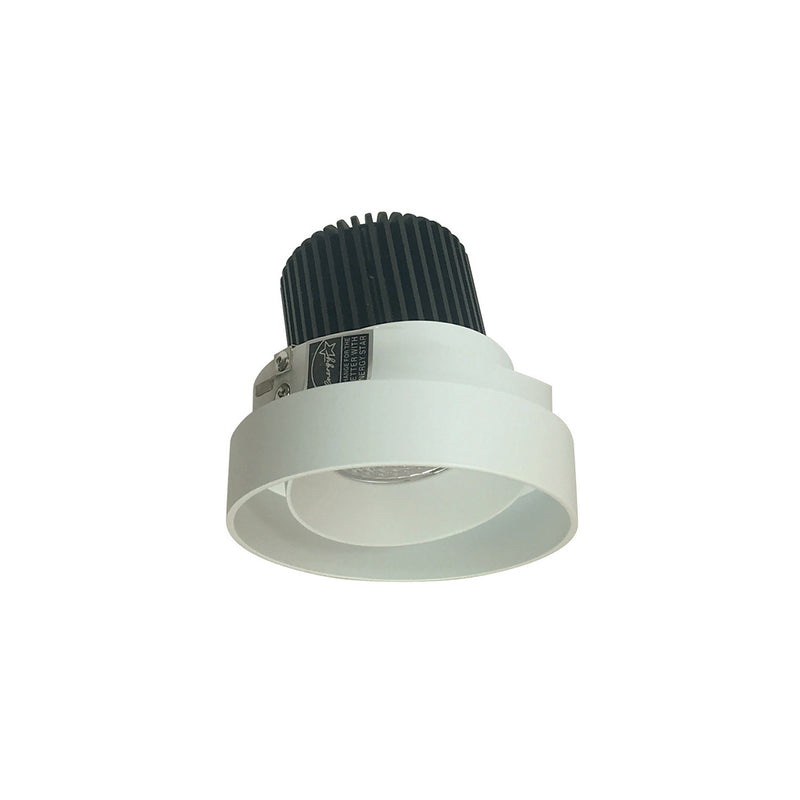 Nora Lighting NIO-4RTLA50XWW 4" Round Trimless Adj, White Adjustable / White Reflector